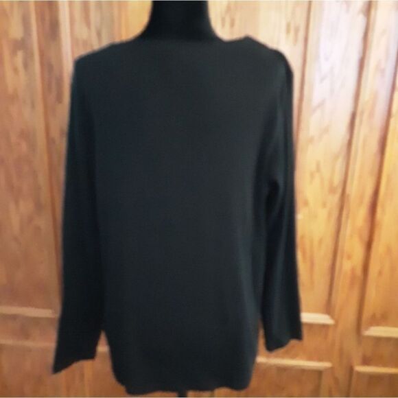 KAREN SCOTT Sweater Christmas Elegance Lightweight Size OX - Picture 7 of 13